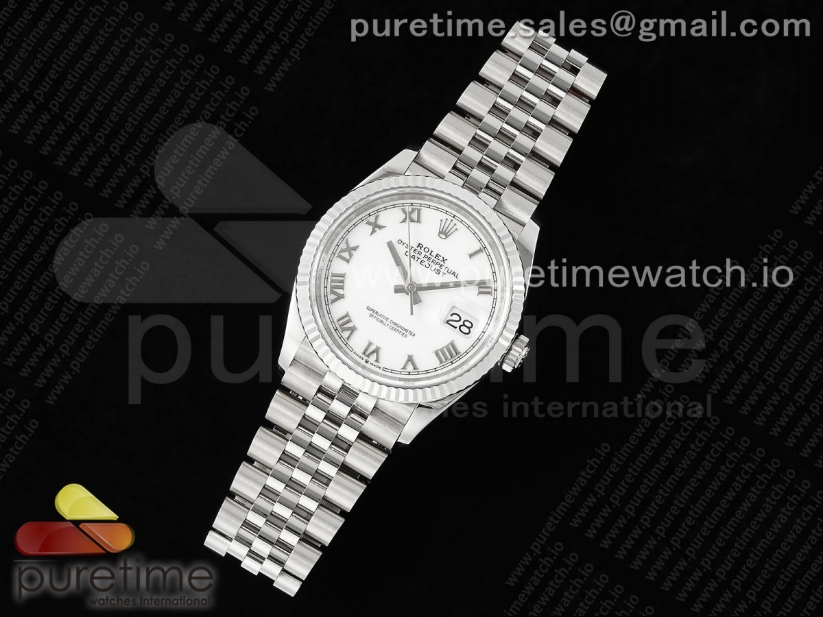 VS공장 롤렉스 데이저스트 36MM 화이트 로만/DateJust 36 SS 116234 VSF 11 Best Edition 904L Steel White Roman Dial on Jubilee Bracelet 