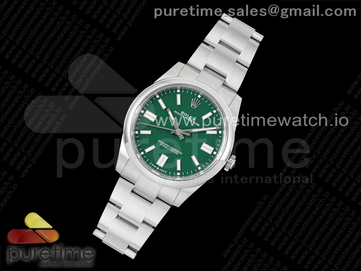 VS공장 롤렉스 오이스터퍼페츄얼 그린 다이얼 41미리 Oyster Perpetual 124300 41mm VSF 11 Best Edition 904L Steel Green Dial VS3235