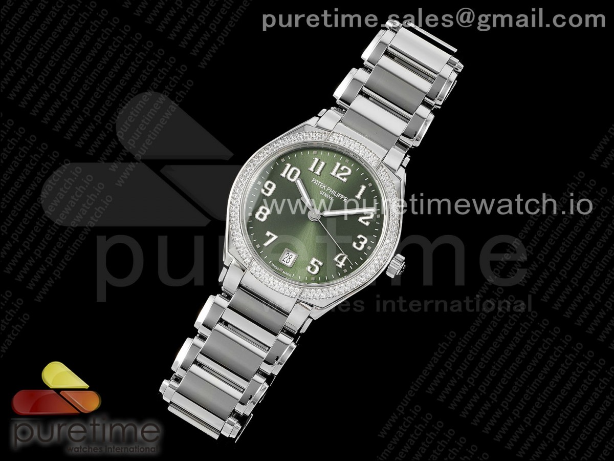 PP공장 트웬티포 그린 Twenty~4 73001200A SS PPF 11 Best Edition Green Dial on SS Bracelet 324CS