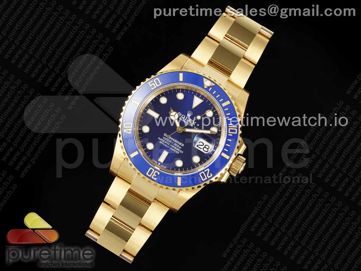 VS공장 롤렉스 서브마리너 골드 블루 41미리 신형 Submariner 41mm 126618 LB YG Blue Ceramic 904L Steel VSF 11 Best Edition VS3235