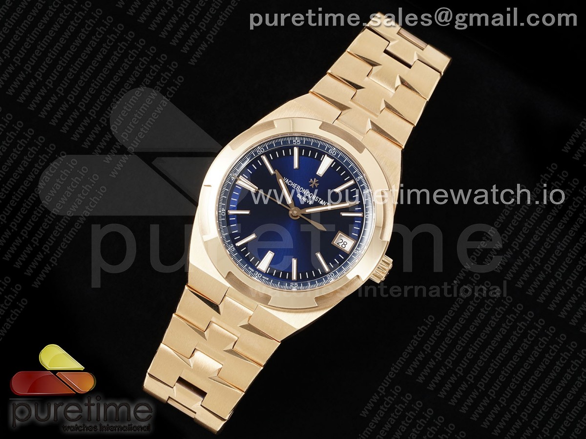 ZF공장 바쉐론콘스탄틴 오버시즈 4500v 로즈골드 Overseas 4500V RG ZF 11 Best Edition Blue Dial on RG Bracelet A5100