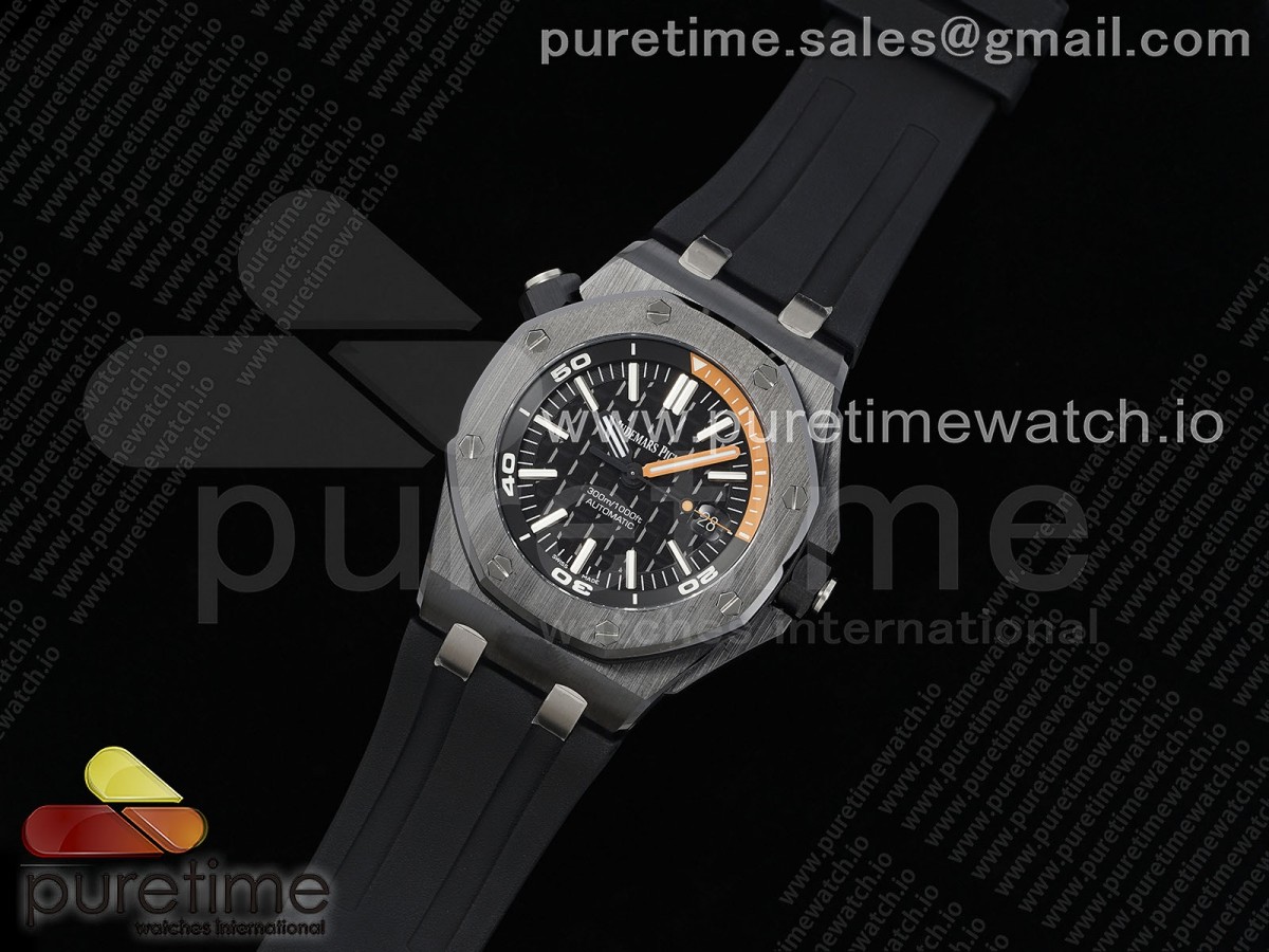 ZF공장 오데마피게 로얄오크 오프쇼어 다이버 15707 Royal Oak Offshore Diver 15707 Black Ceramic ZF 11 Best Edition SA3120 Super Clone