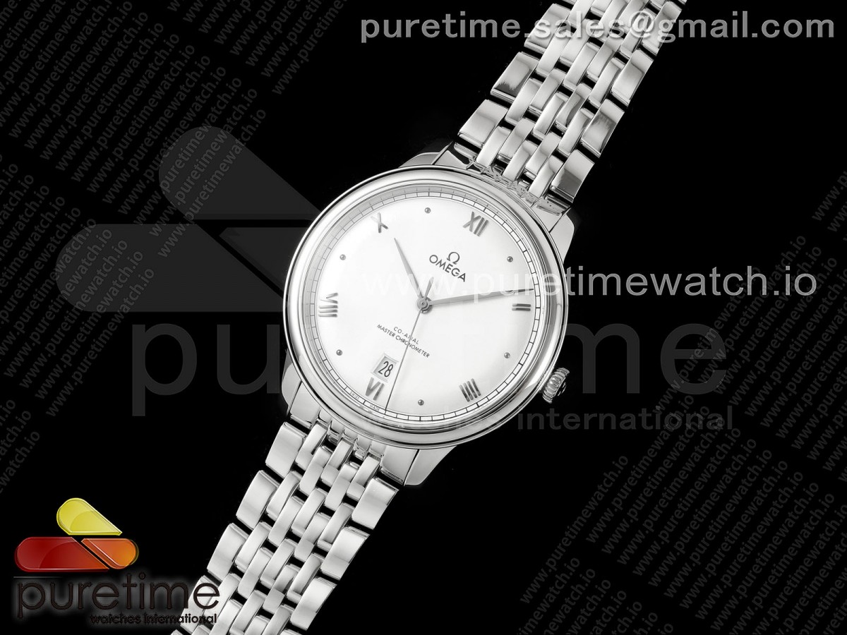 VS공장 오메가 드빌 프레스티지 De Ville Prestige SS VSF 11 Best Edition White Dial on SS Bracelet A8800