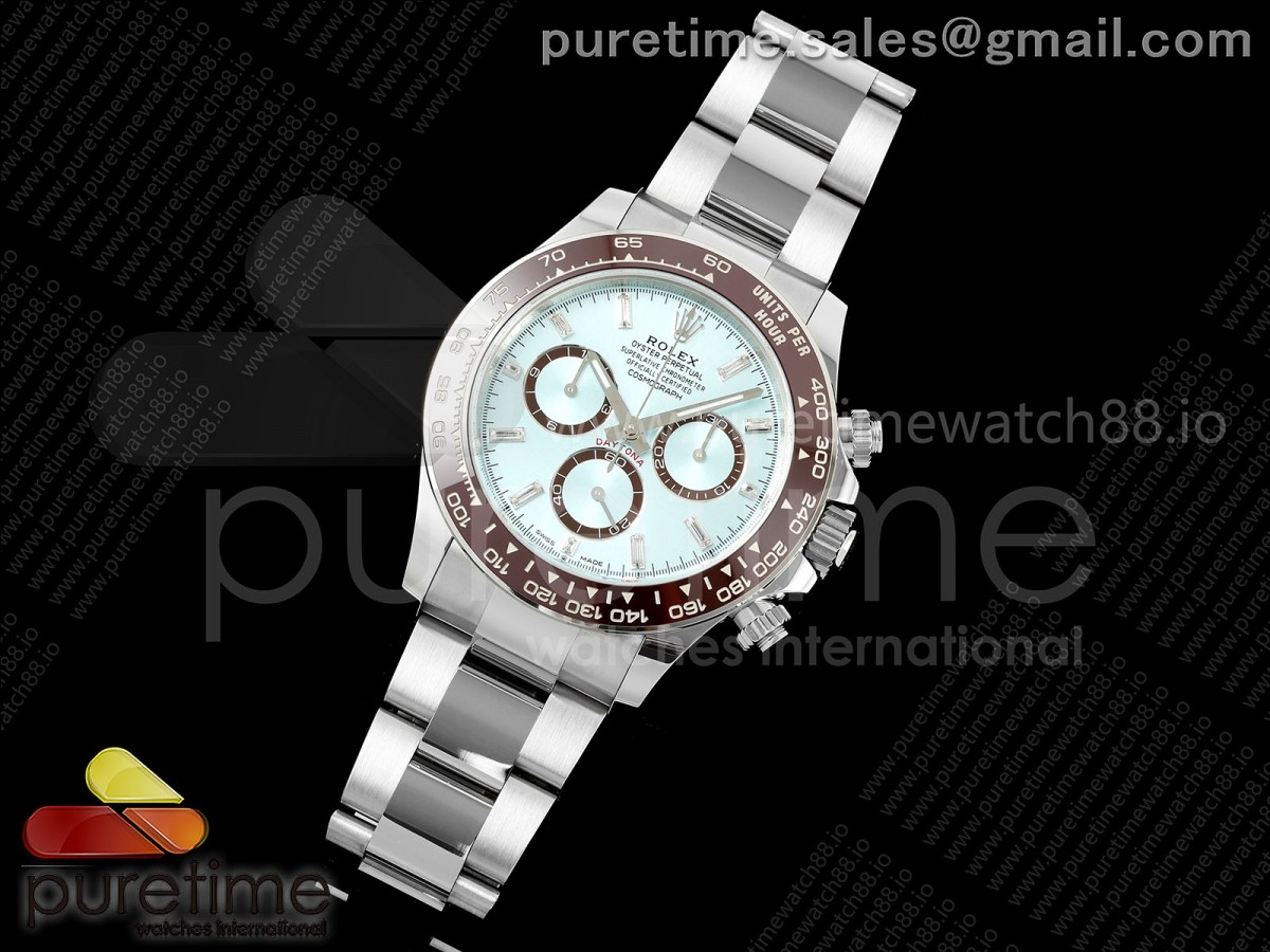 VS공장 롤렉스 신형 아이스블루 바게뜨 다이얼 DAYTONA 126506 VSF 11 BEST EDITION 904L STEEL ICE BLUE CRYSTAL DIAL ON SS BRACLET DD4131